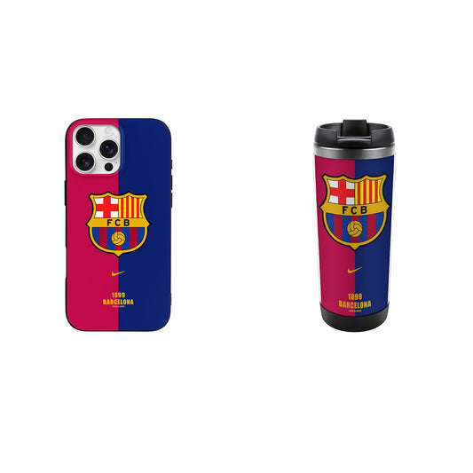 Barcelona iPhone Case + Sports Water Bottle / free shipping