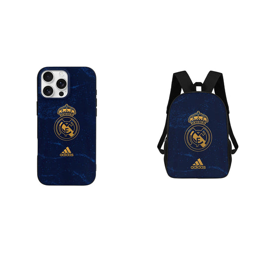 Real Madrid iPhone Case + backpacks 17 inch / free shipping