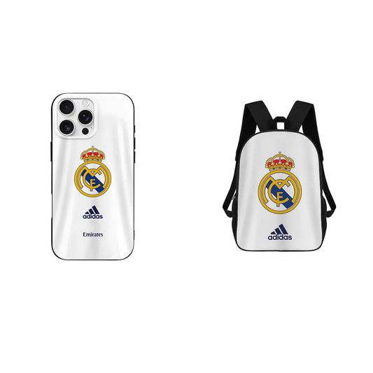 Real Madrid iPhone Case + backpacks 17 inch / free shipping
