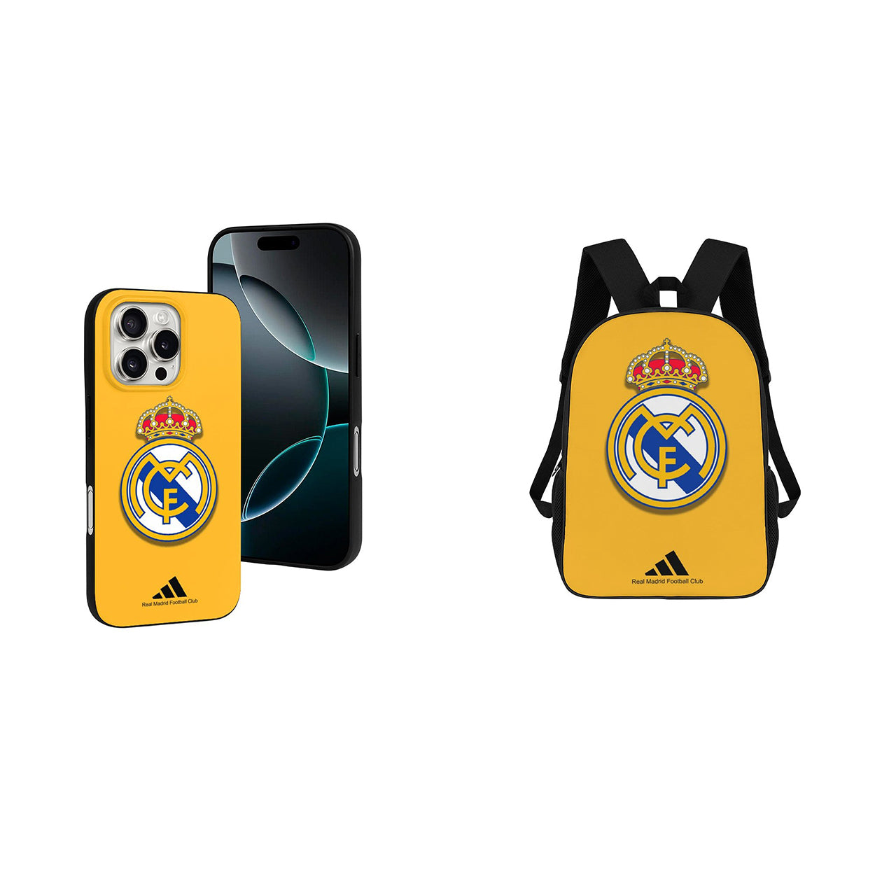 Real Madrid iPhone Case + backpacks 17 inch / free shipping