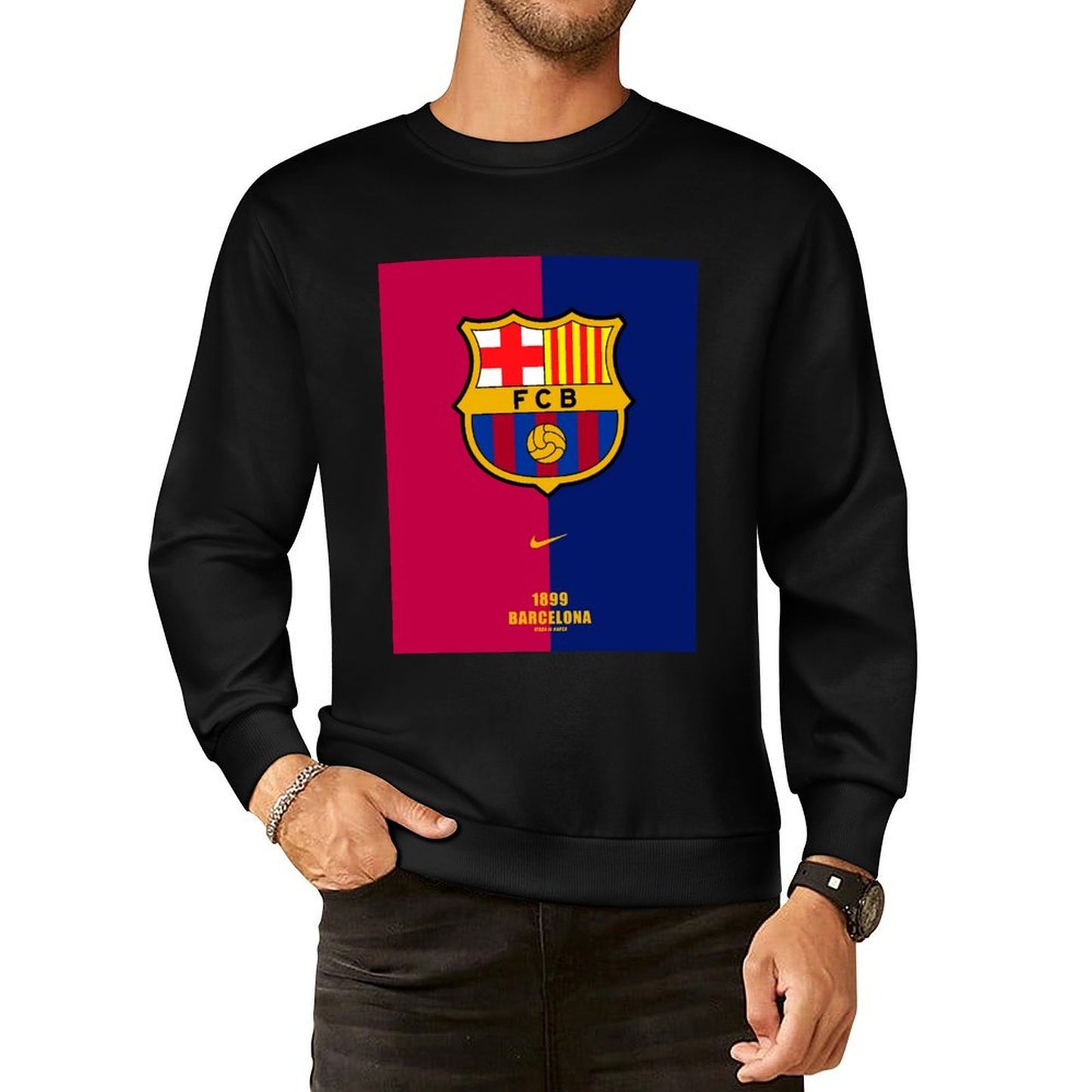 Barça Fashion Comfort Cotton Sweatshirt