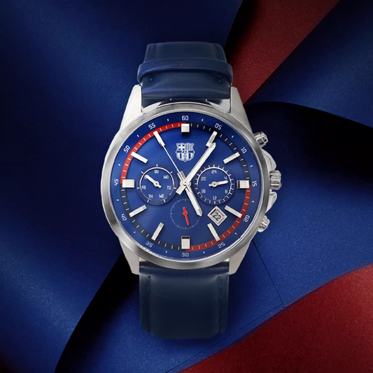 Barcelone Watch Genuine Leather Strap Water-Resistant