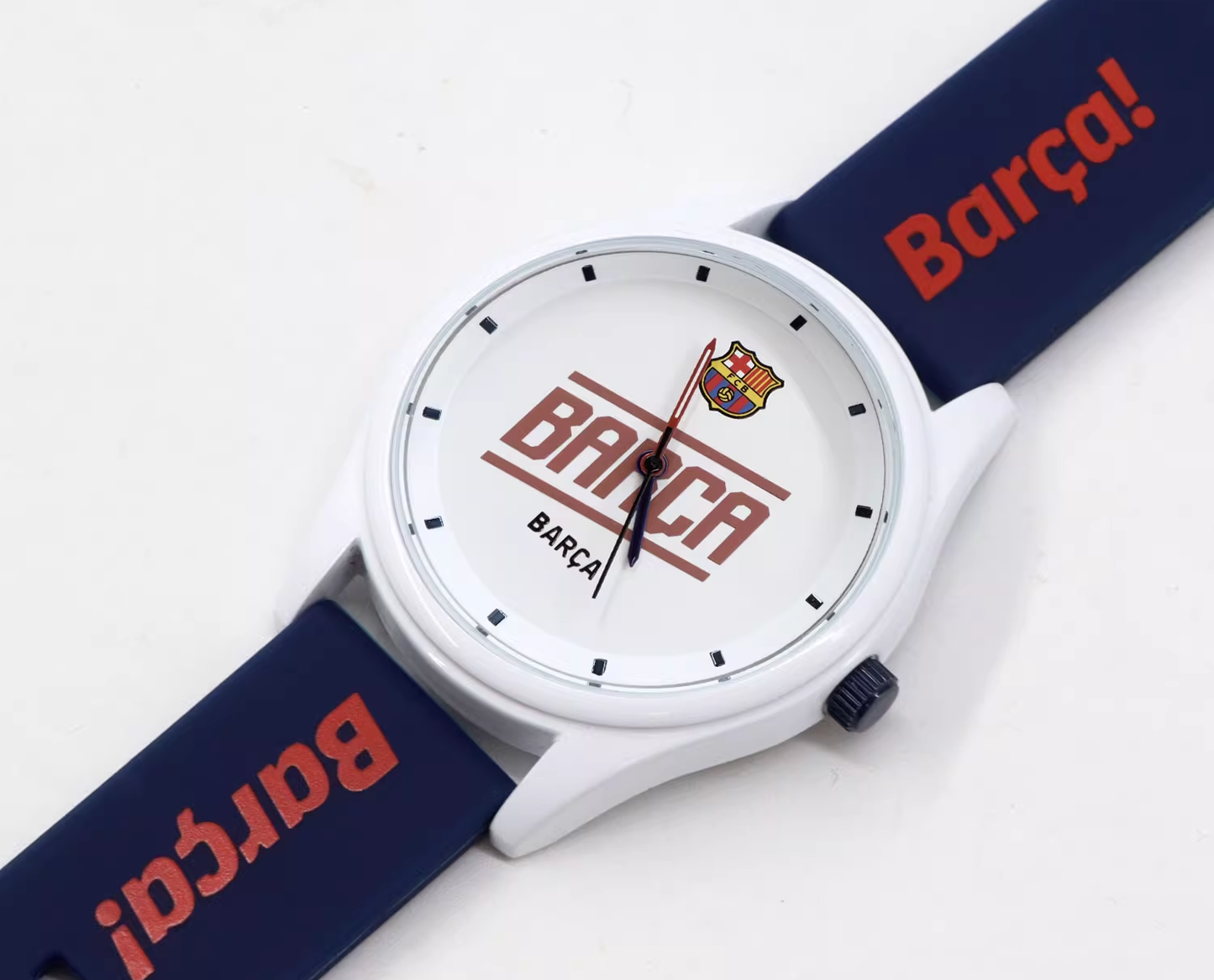 Barcelona Watch Silicone Strap Water-Resistant