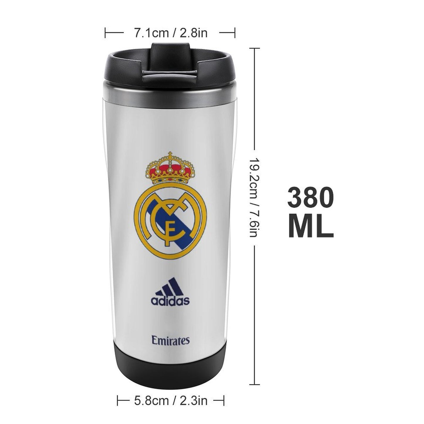 Real Madrid High-quality water cup