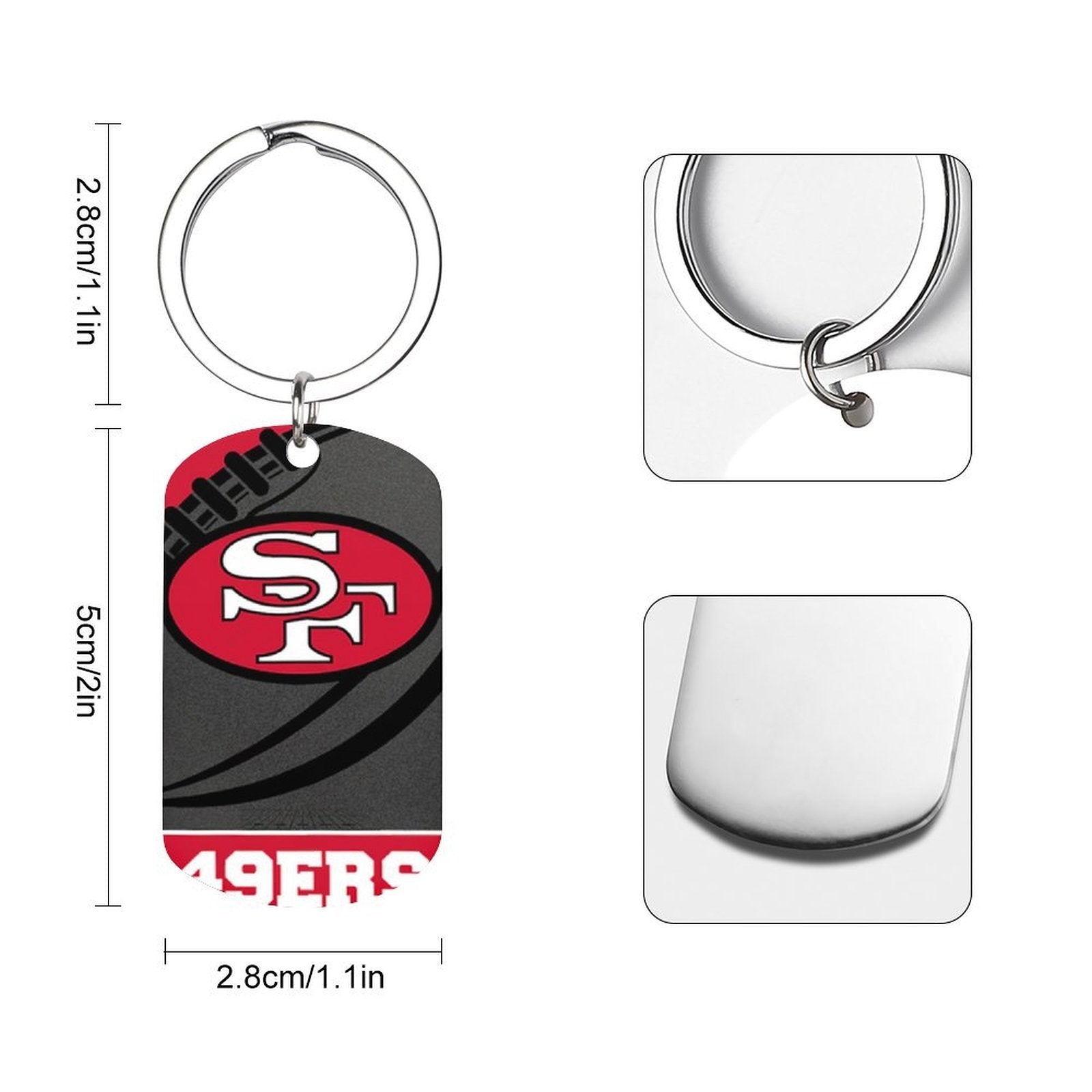 49ERS KEYCHAIN