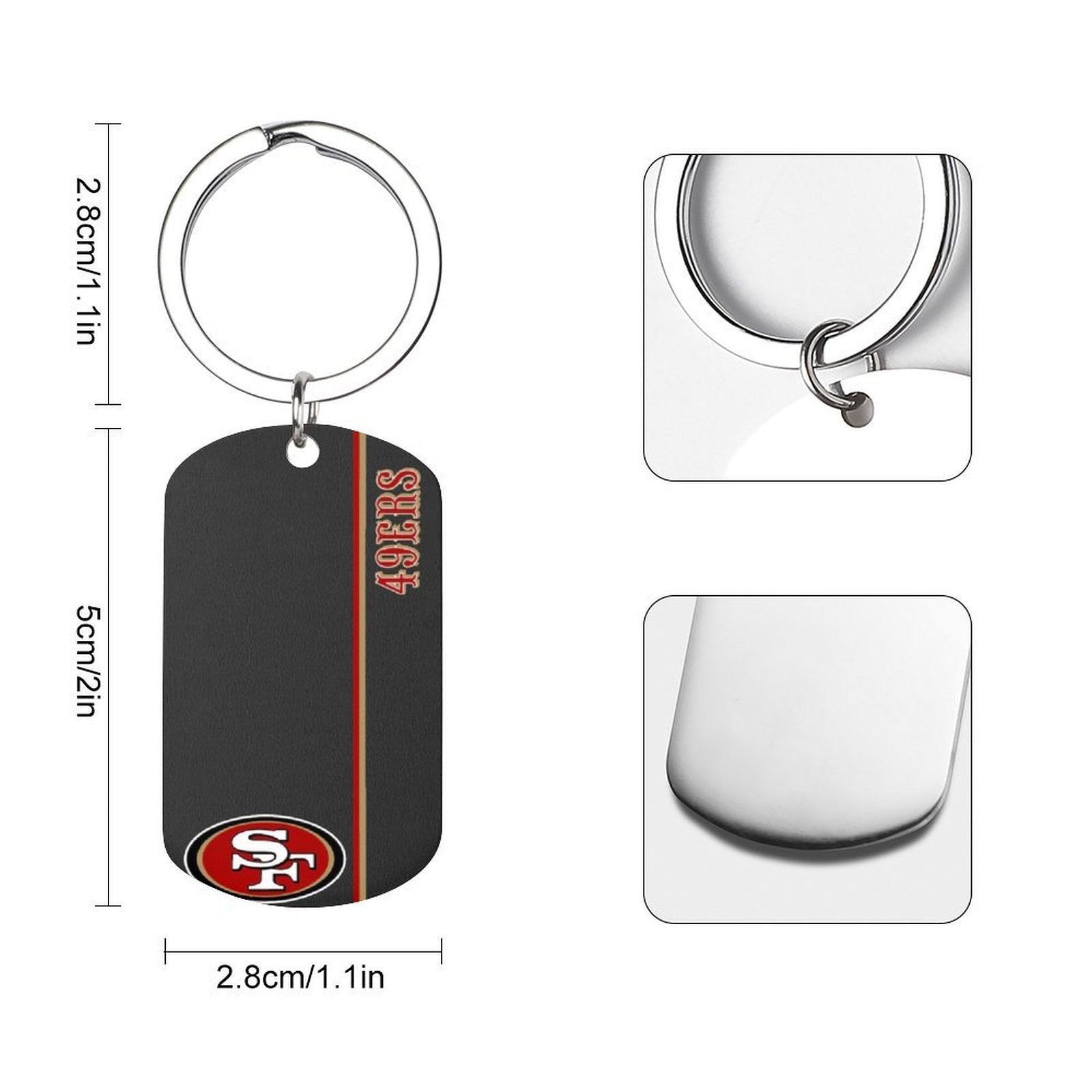 49ERS KEYCHAIN