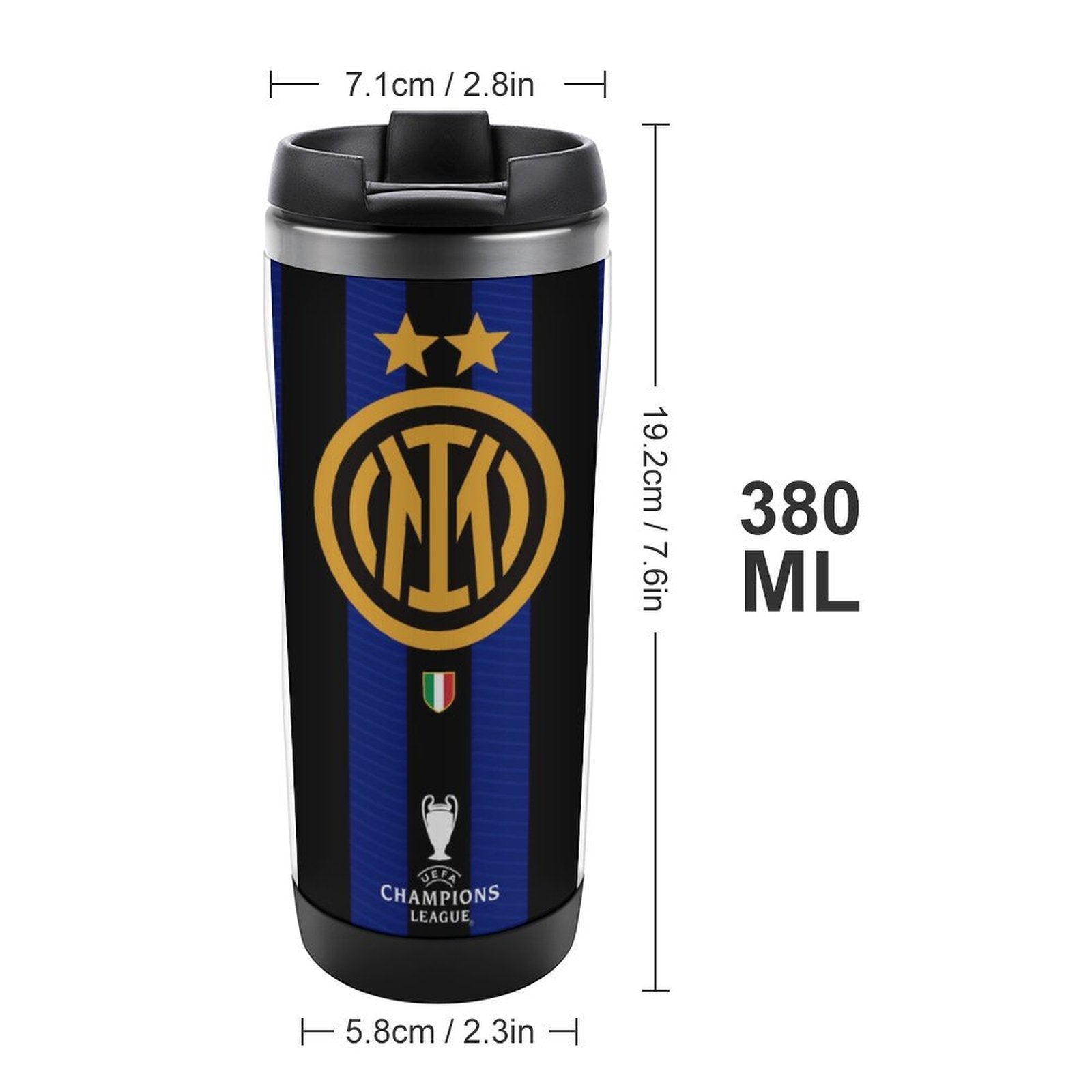 INTER MILAN HIGH-QUALITY WATER CUP