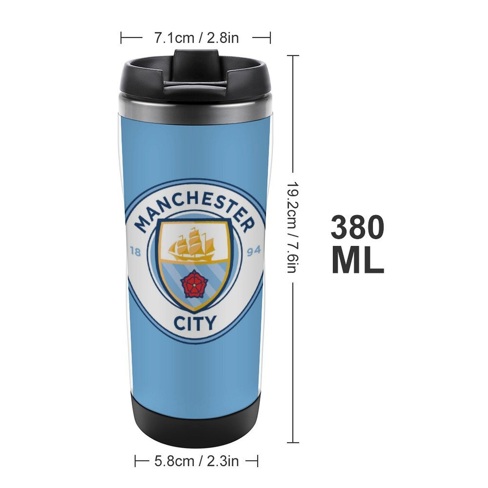 MANCHESTER CITY HIGH-QUALITY WATER CUP