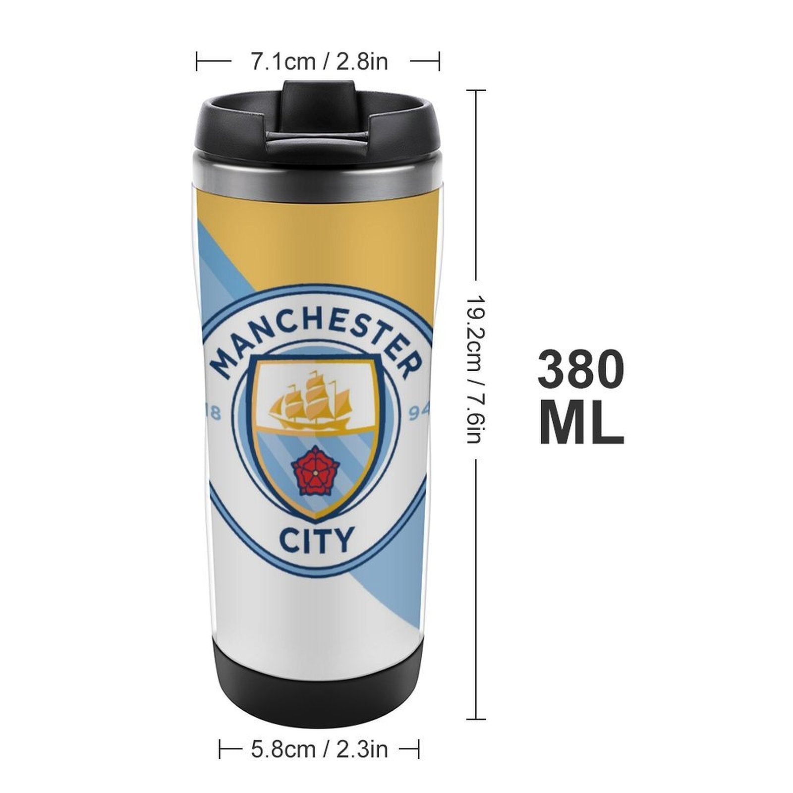MANCHESTER CITY HIGH-QUALITY WATER CUP