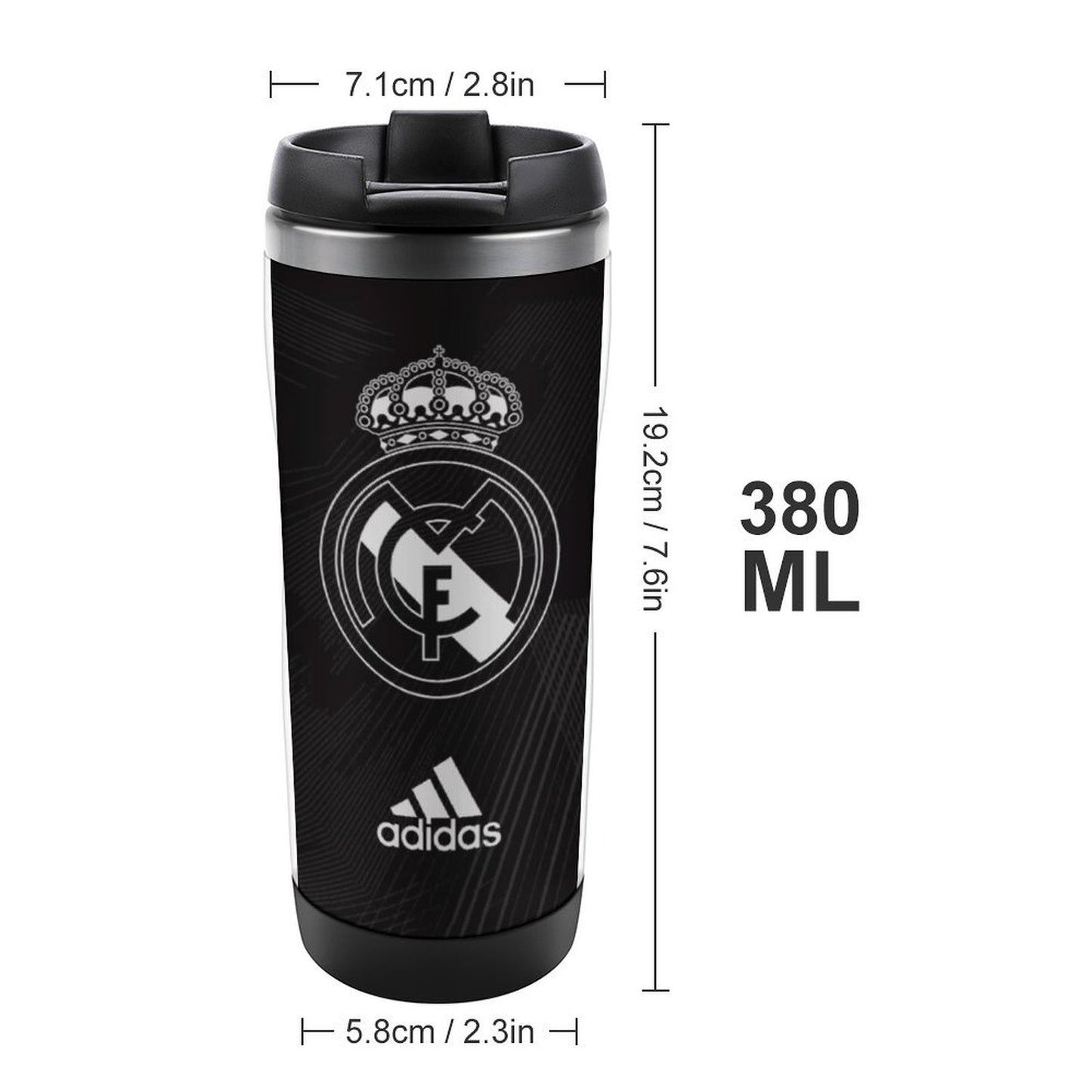 Real Madrid High-quality water cup