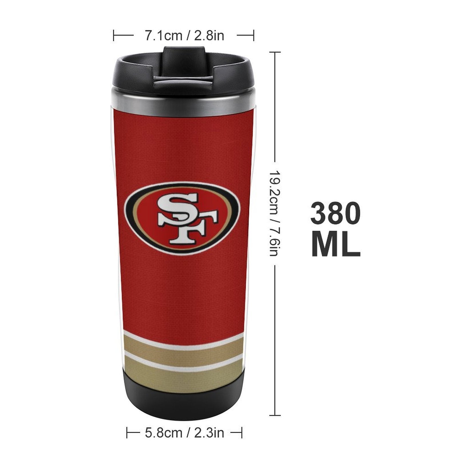 49ERS HIGH-QUALITY WATER CUP