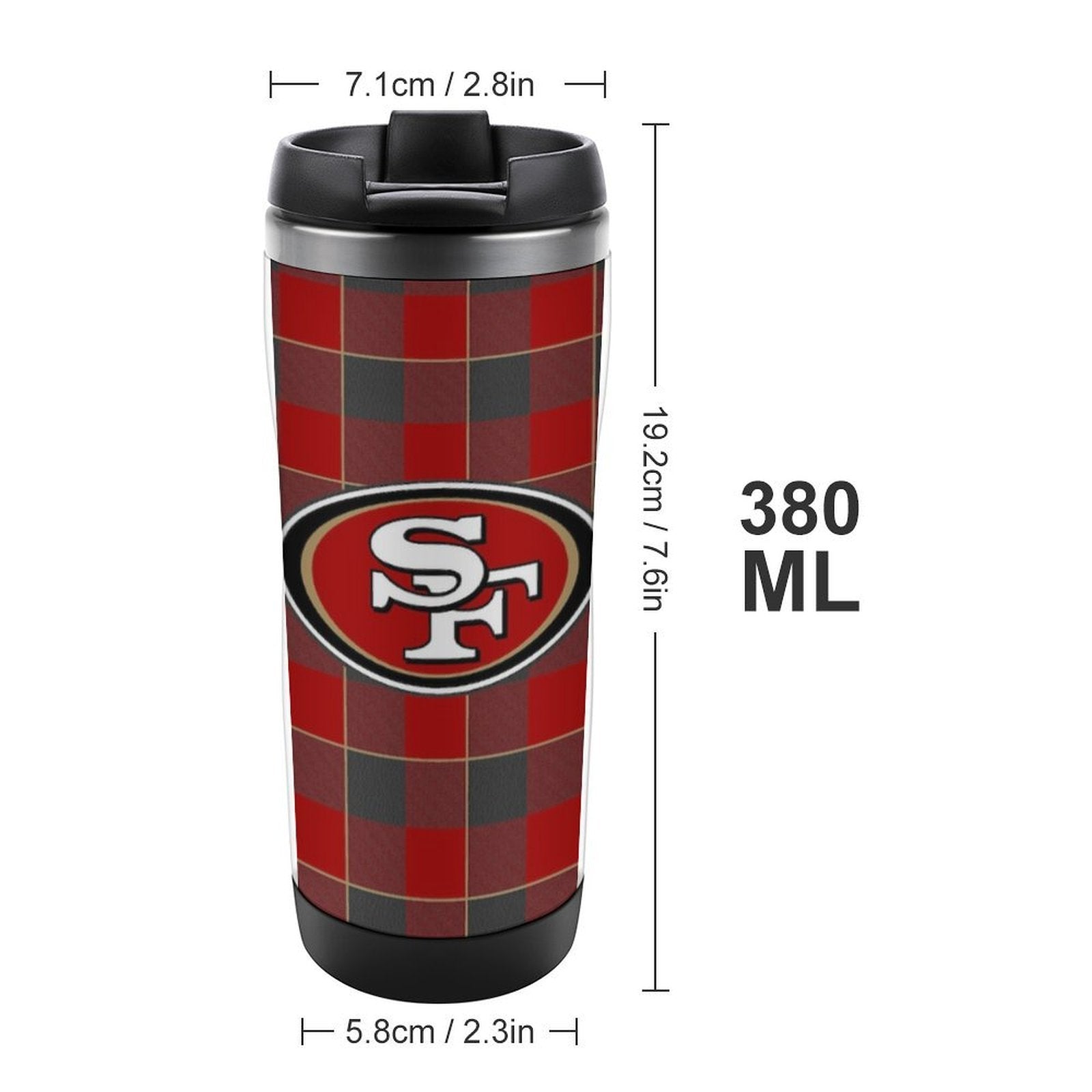 49ERS HIGH-QUALITY WATER CUP