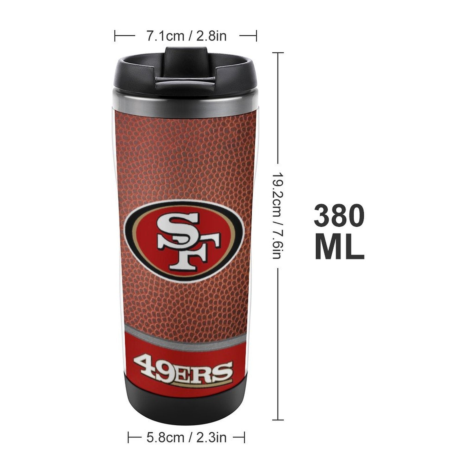 49ERS HIGH-QUALITY WATER CUP