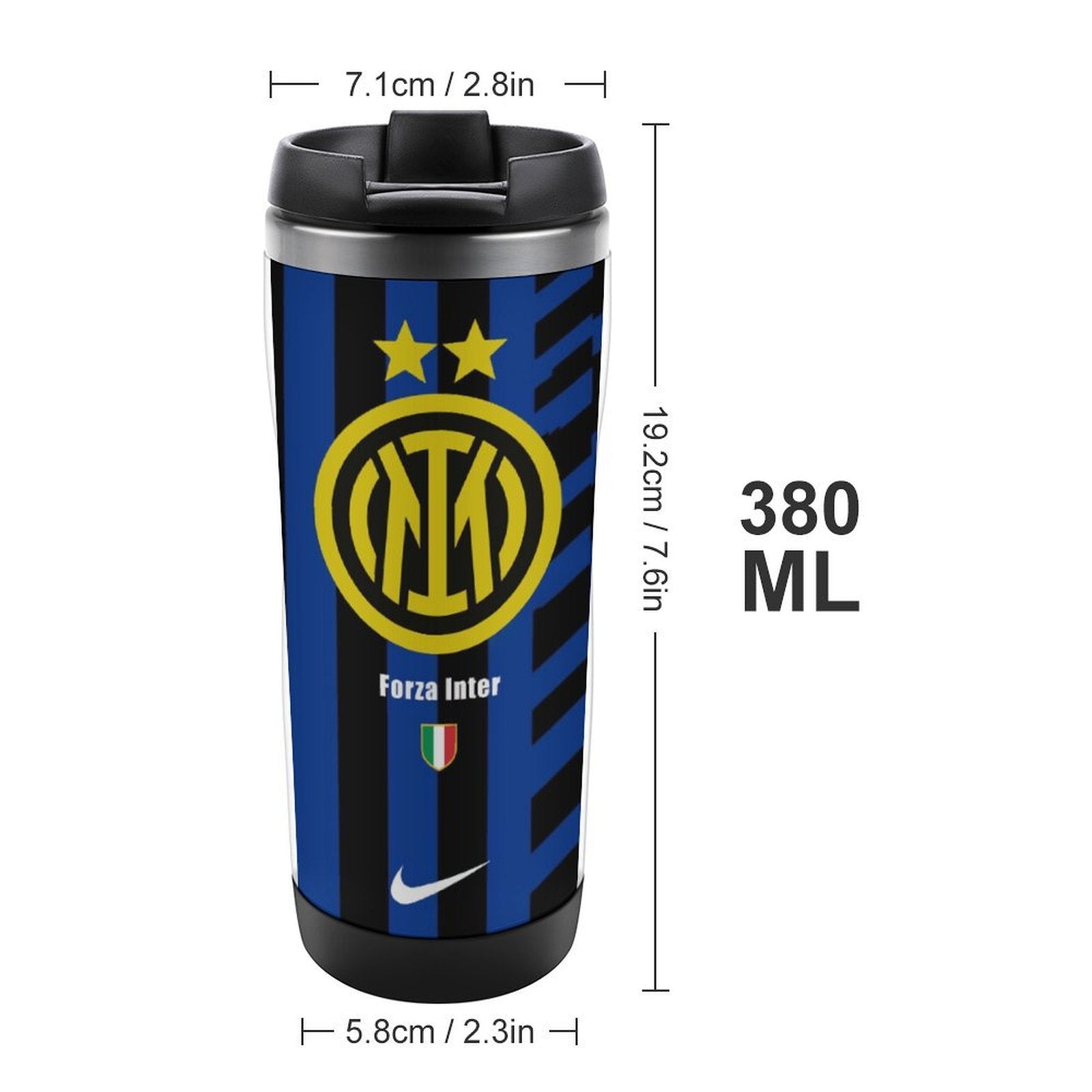 INTER MILAN HIGH-QUALITY WATER CUP