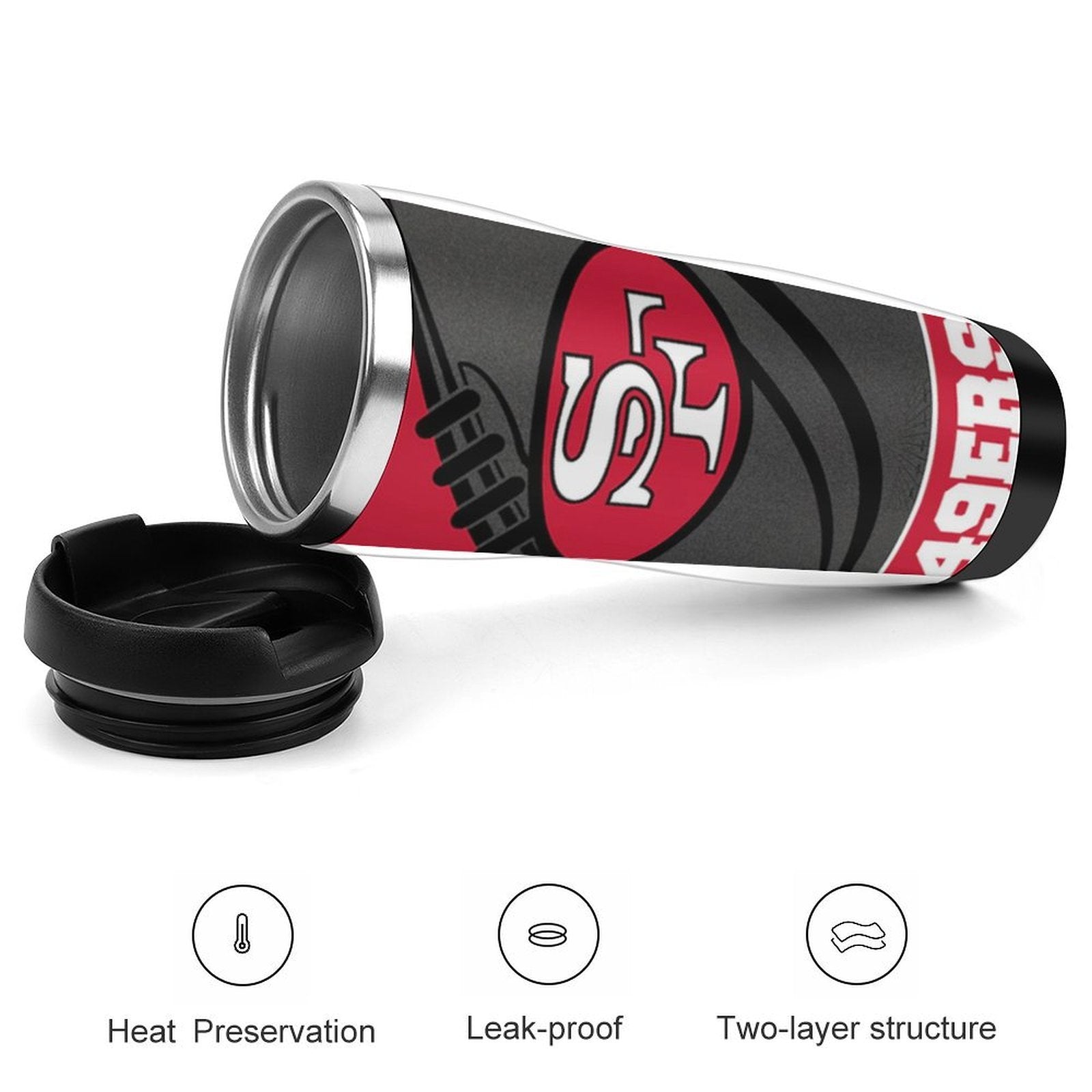 49ERS HIGH-QUALITY WATER CUP