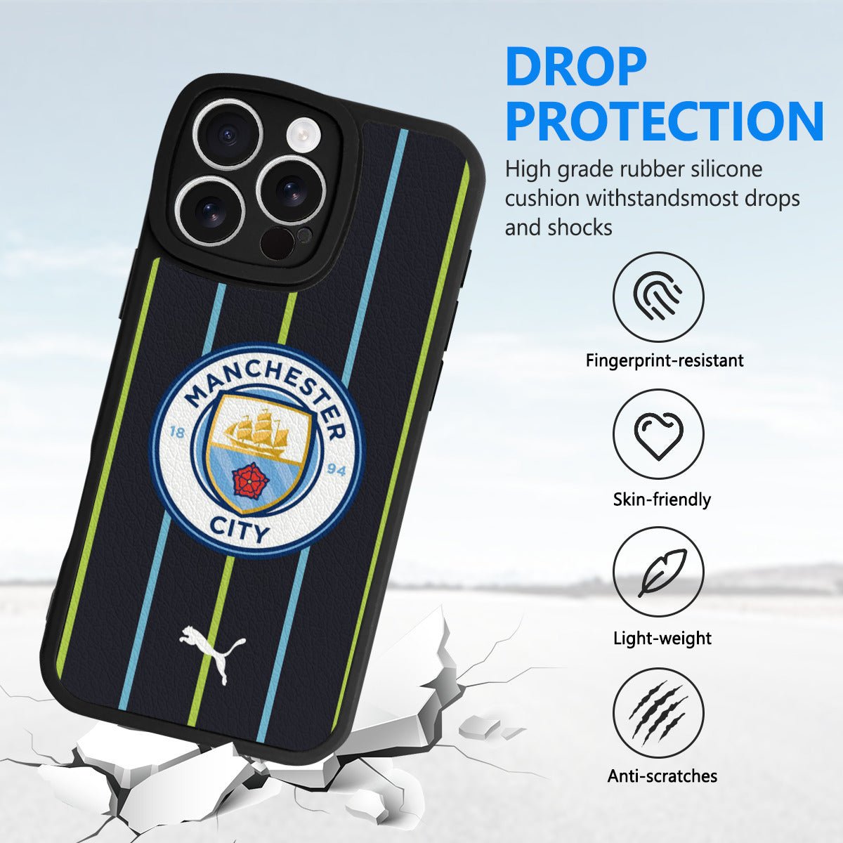 Mancity NO.21 iPhone Case