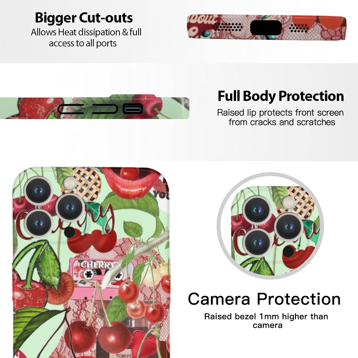 Cherries NO.35 iPhone Case